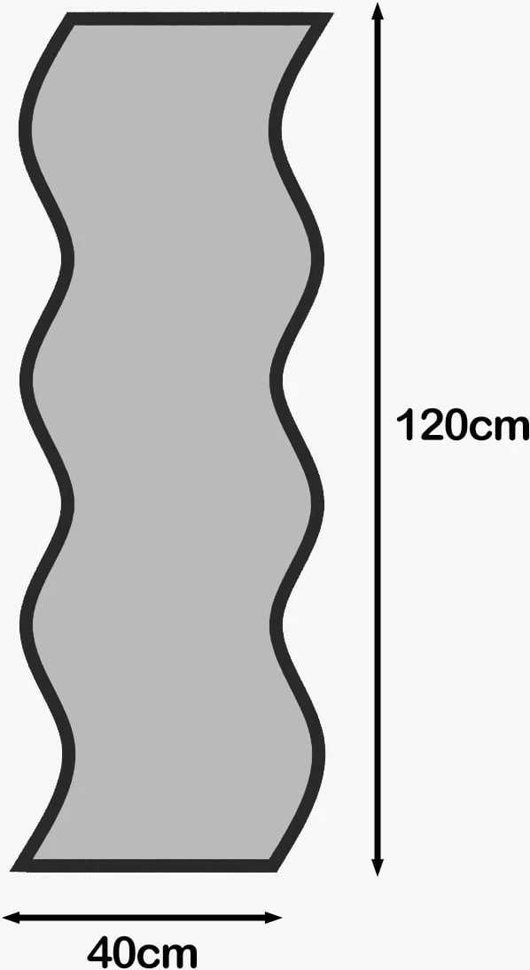Pasqyrë Hanah Home, Safi, e bardhë dhe e zezë