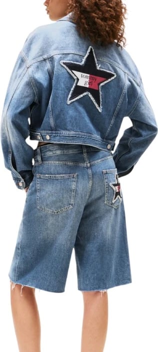 Jakne Tommy Hilfiger Jeans femra, blu