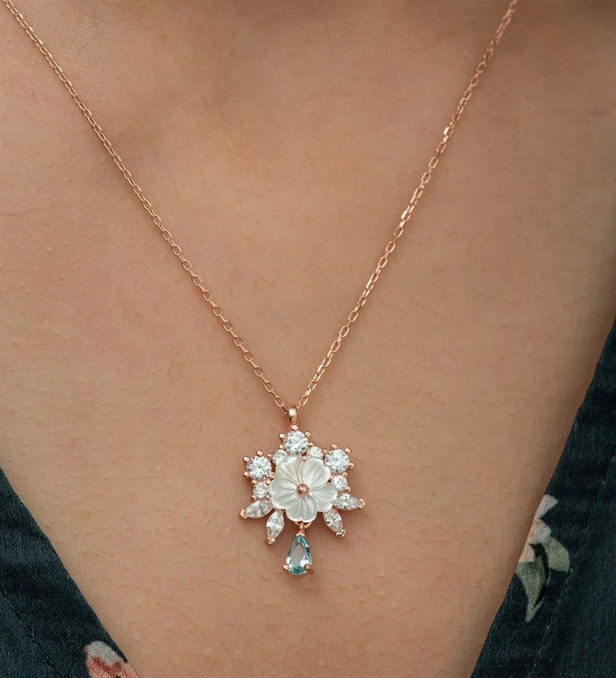 Varëse argjendi, Jumeon, TRDYL10190, ngjyrë rozë ari dhe e bardhë