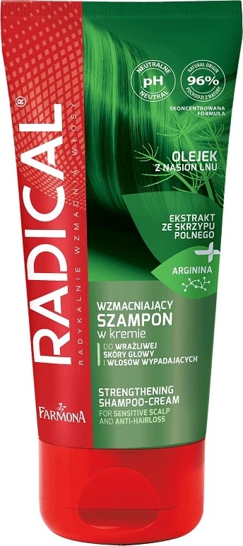 Shampon krem për femra Farmona kundër rënies së flokëve dhe për skalp të ndjeshëm, 200ml