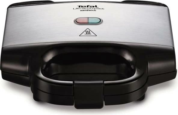 Toster sanduiçesh, Tefal, SM157236, 700W, pllaka jo-ngjitëse, argjend e zi