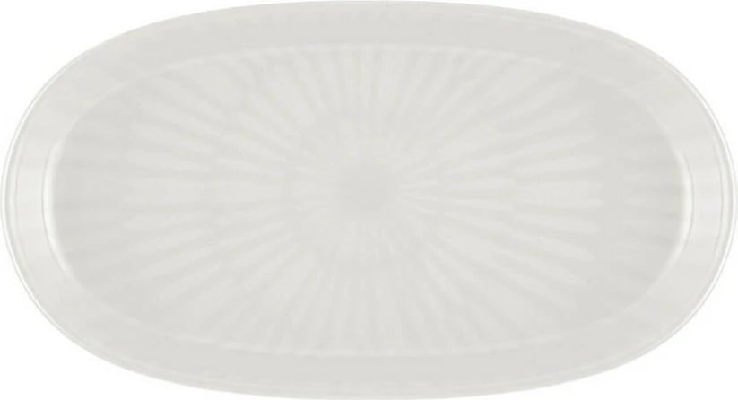 Pjatë servirëse Hermia NON0021, 10 x 17 x 4 cm, krem