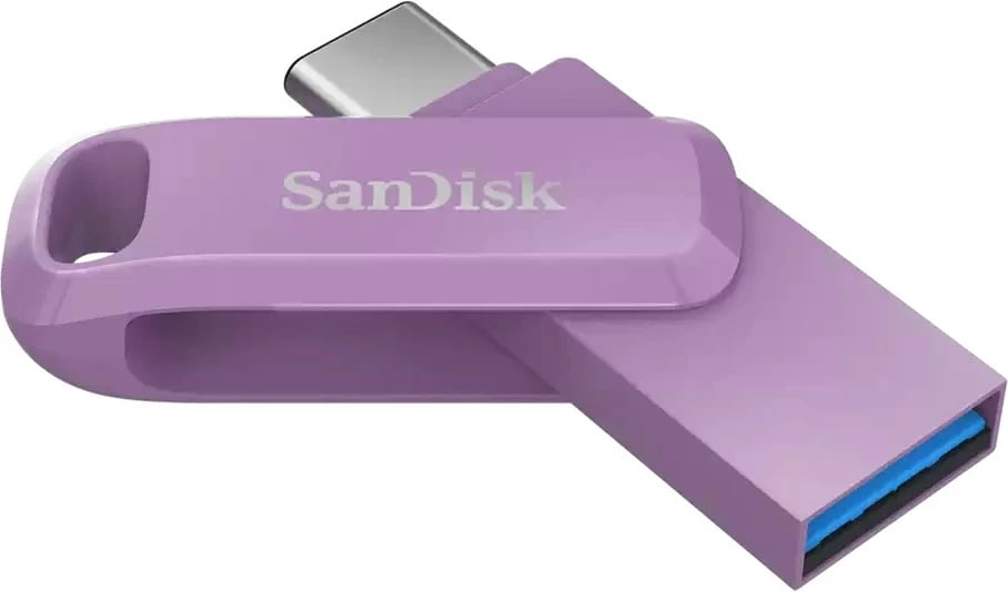 USB stick Sandisk Ultra Dual Drive Go 512GB, USB Type-C, lavender
