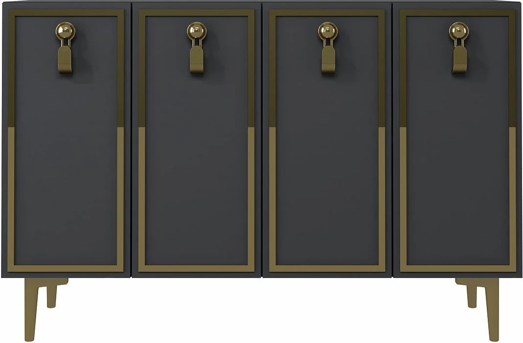 Konsolë Skye Decor, anthracite, gold, 8186KM-64