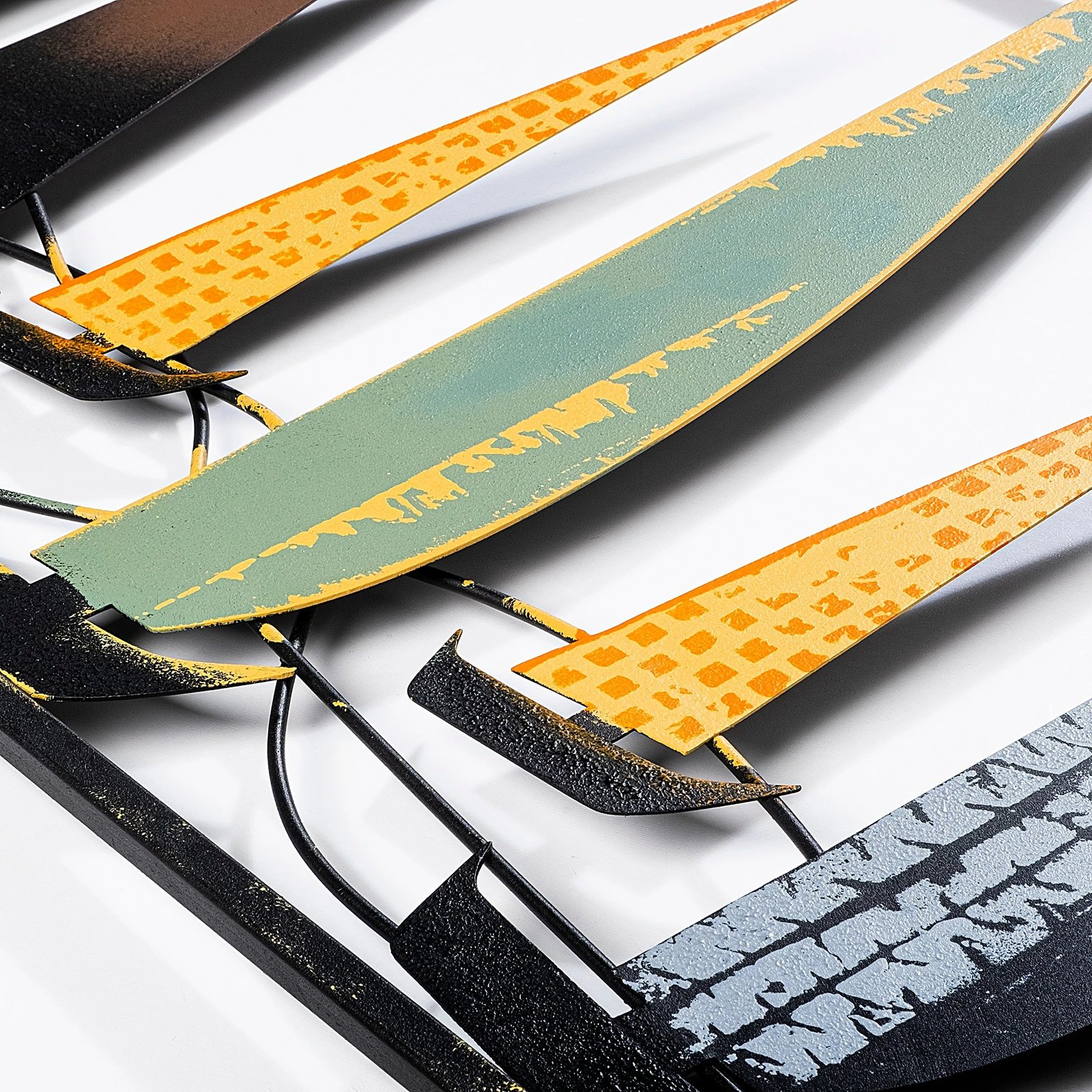 Aksesor muri dekorativ prej metali Wallity, Yelkenli 3