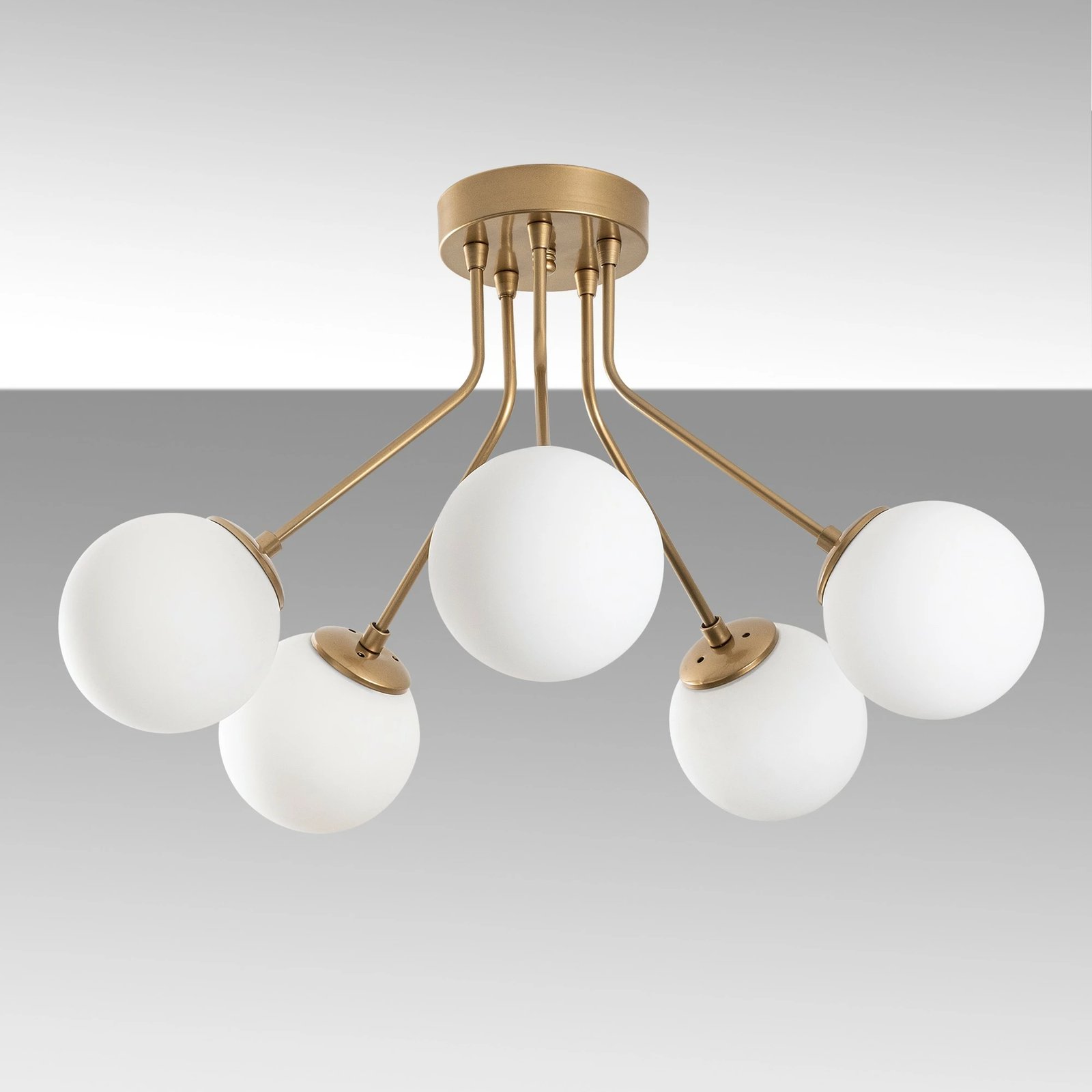 Llambë tavani Opviq, Orıon - 13961, ngjyrë ari, 62x40cm