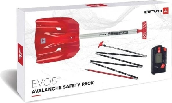 Pako siguri nga ortekët ARVA EVO5+, e kuqe