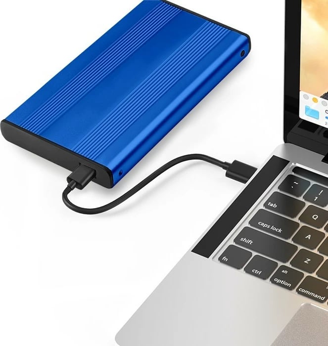 Kasë Qoltec 2.5" SATA3, USB 3.0, Model 51859, Kaltër