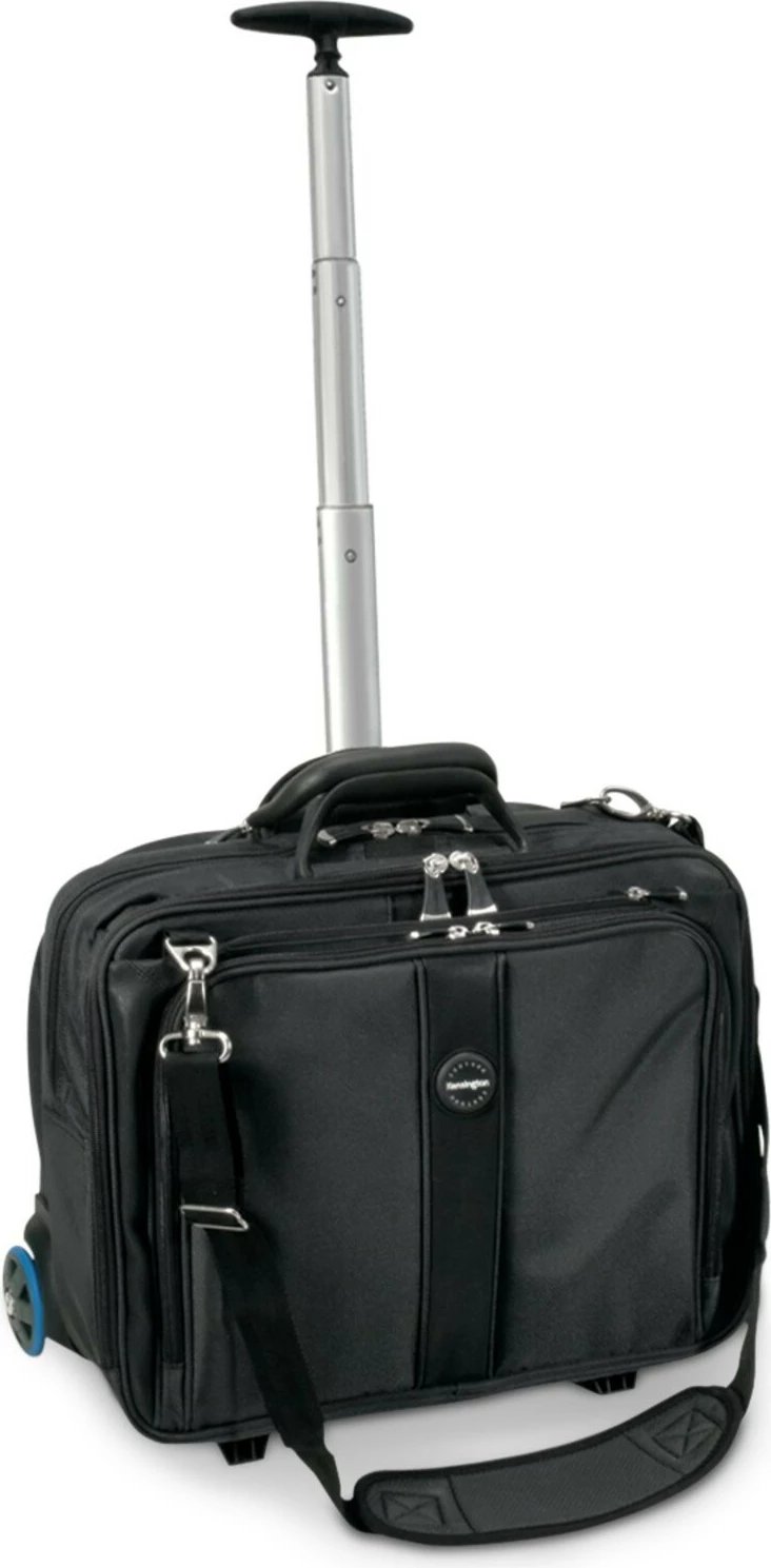 Çantë laptopi Kensington Contour 17 inç, me rrota, e zezë