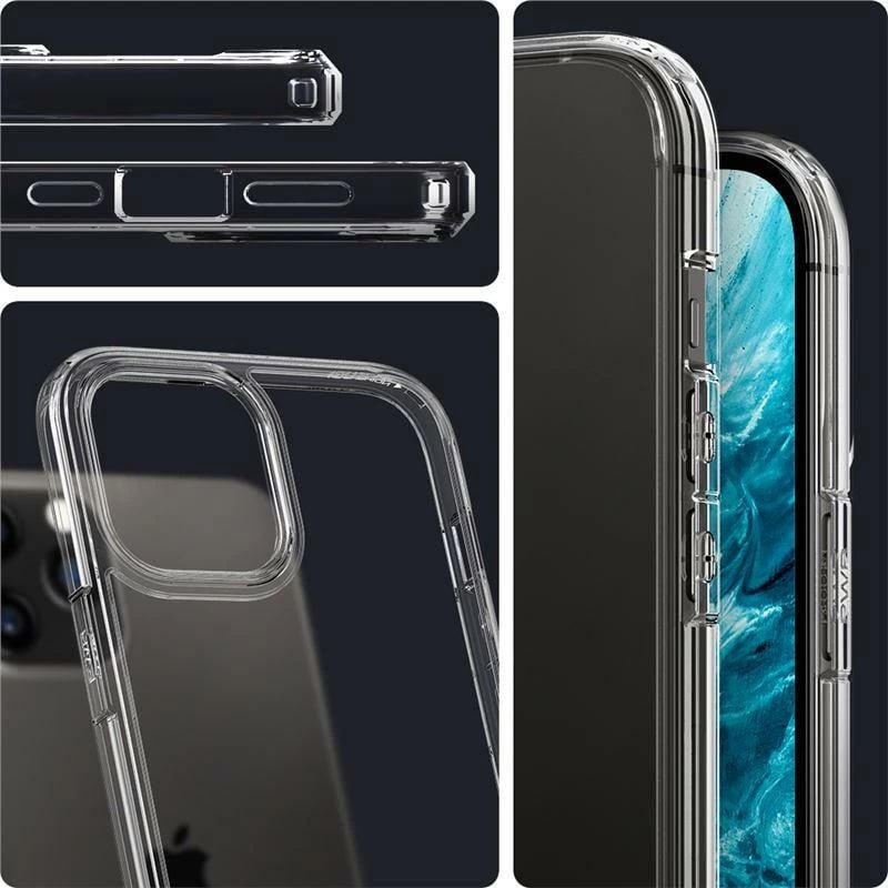 Mbështjellës Spigen Ultra Hybrid për iPhone 12 Pro Max, Transparent