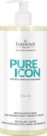 Ujë micelar për heqje make-up-i Farmona Professional Pure Icon për femra 500ml