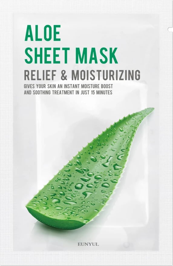 Maskë për fytyrë për femra EUNYUL Aloe Sheet Mask, 22ml