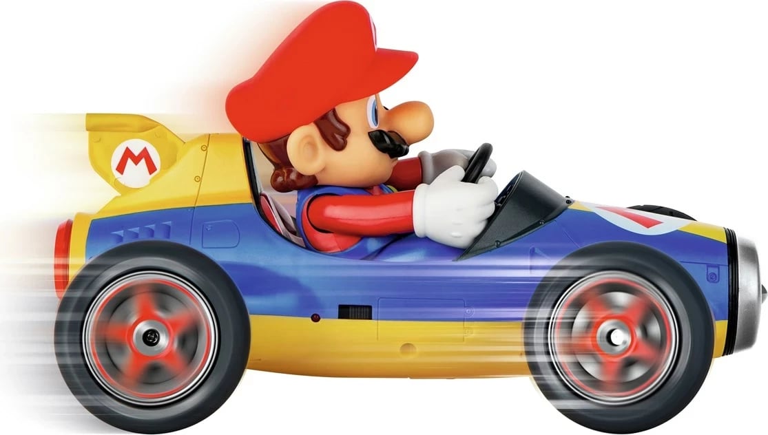 Makina RC Carrera Mario Kart Mach 8, Elektrike, 1:18, Shumëngjyrëshe