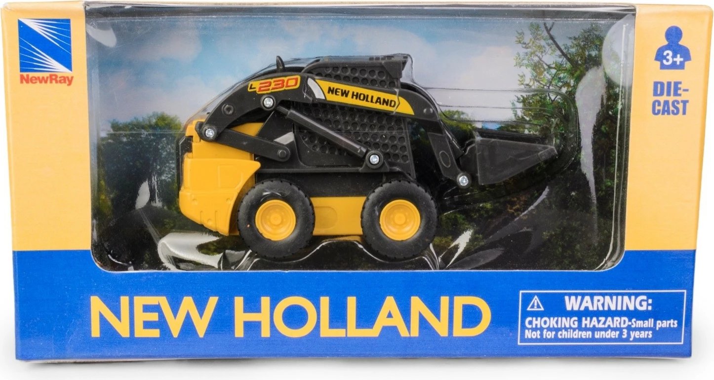 Lodër ngarkues Daffi Mini Loader L228 New Holland, metal dhe plastikë, zi/gri/e verdhë
