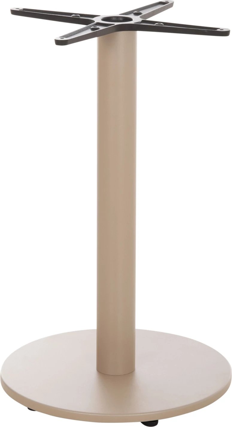 Baza e rrumbullakët për tavolinë, alumin, ngjyrë kapuçino, FH476.25, 45x72cm