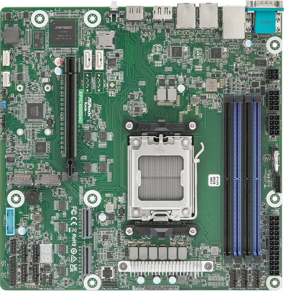 Pllakë amë ASRock EPYC4000D4U, Micro-ATX, Socket AM5
