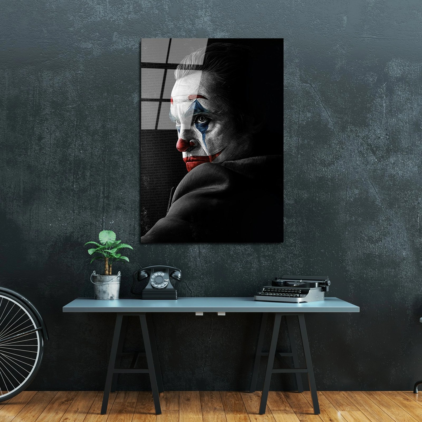 Pikturë dekorative prej xhami të temperuar, shumëngjyrëshe, Wallity UV-140, 70x100cm