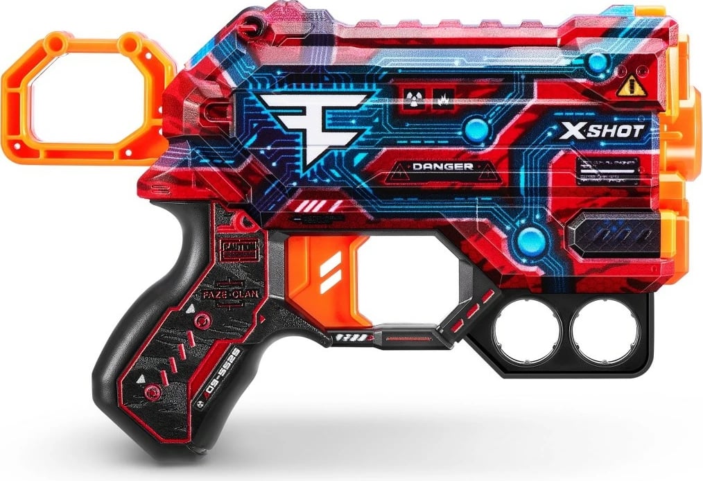 Lodër blaster ZURU X-Shot Skins Menace Faze Launcher, 4 shigjeta, Mix Lodër blaster ZURU X-Shot Skins Menace Faze Launcher, 4 shigjeta, Mix