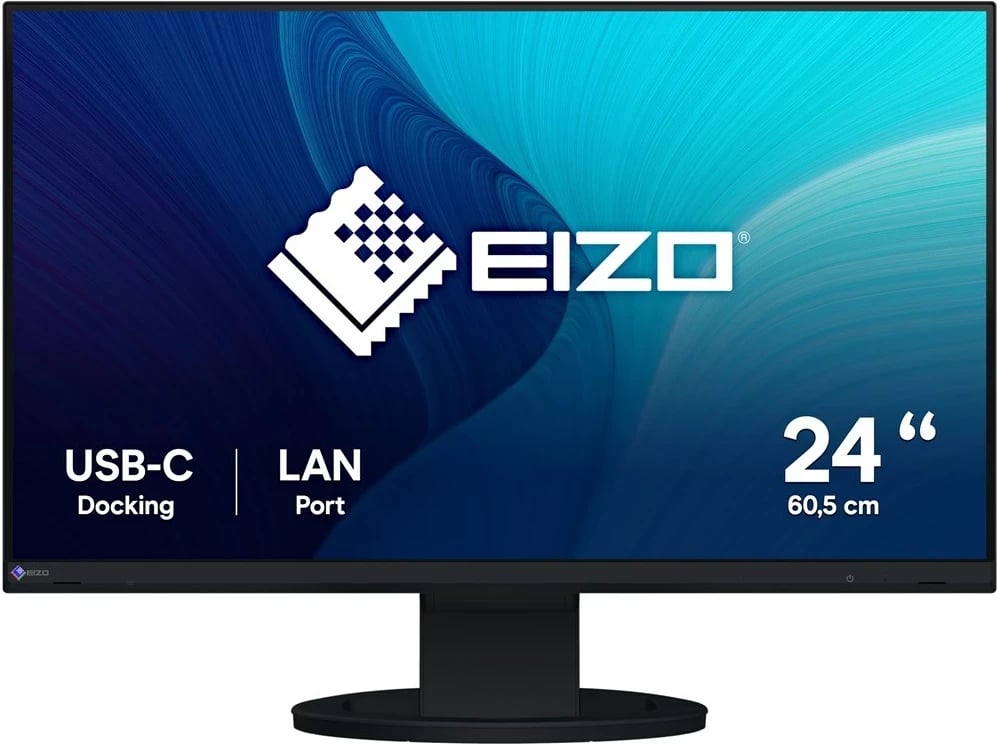 Monitor EIZO FlexScan EV2490-BK, 23.8", Full HD, IPS, USB-C, i zi