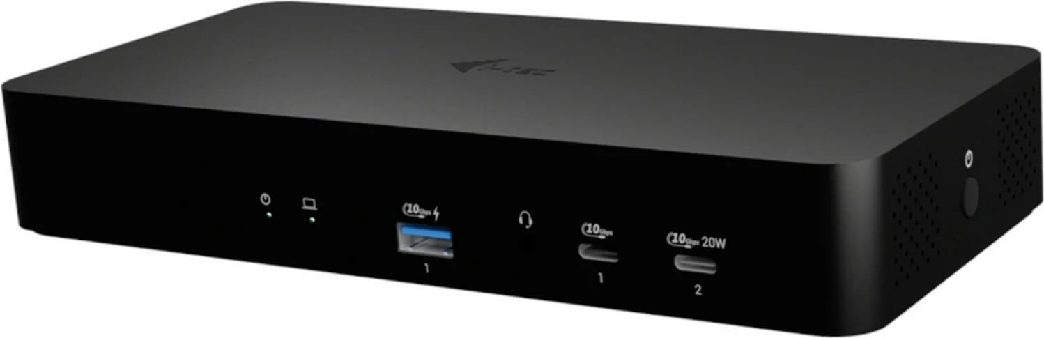 Kasë docking i-tec Universal Intelligent Dual Display Dock PD100W, e zezë