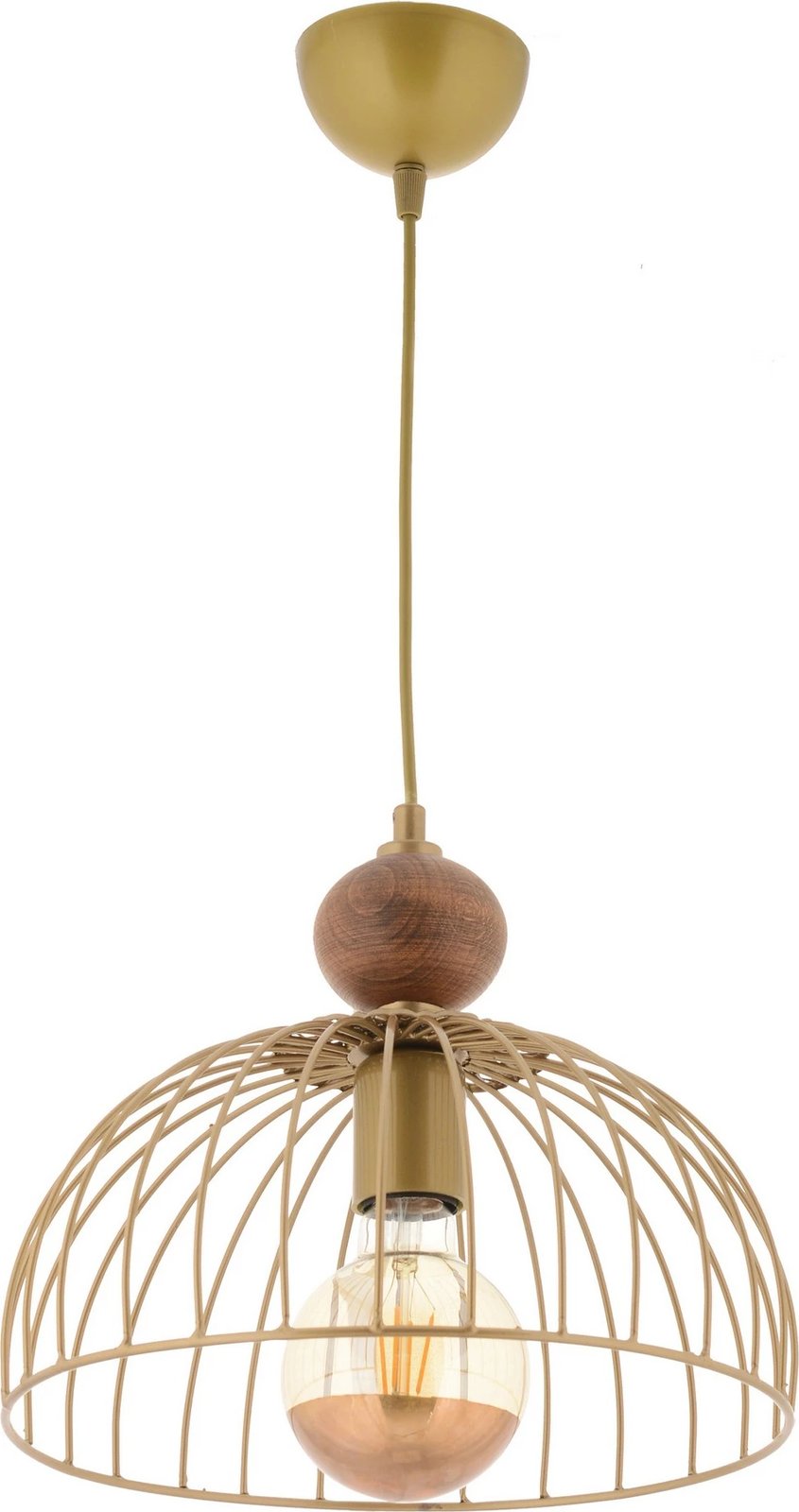 Llambë tavani Opviq, Dorris, dru, ngjyrë ari, natyrale