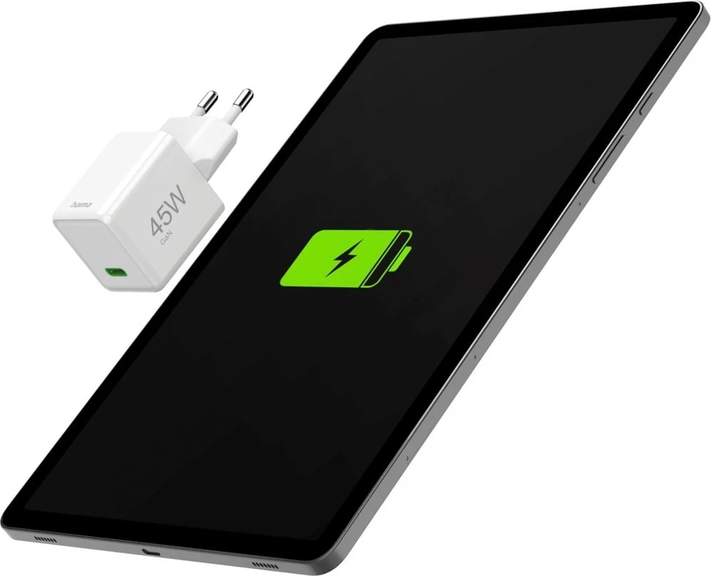 Karikues muri Hama Supermini 45W GaN, USB-C, Bardhë