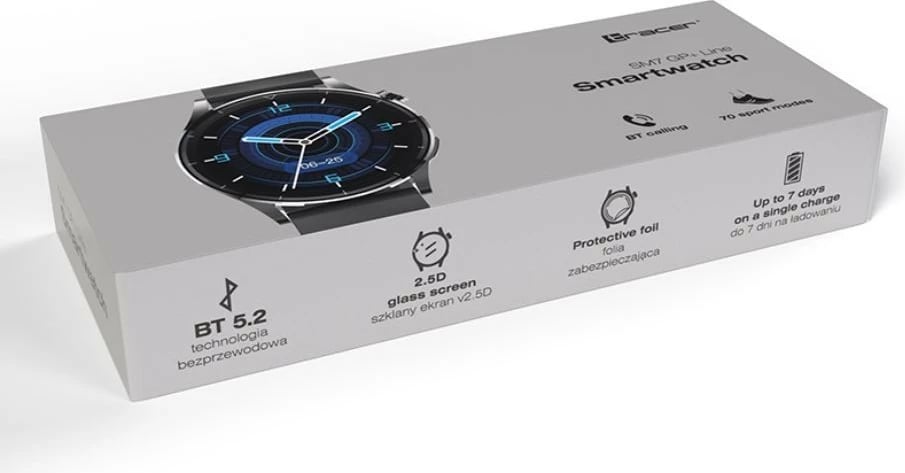 Smartwatch Tracer SM7 GP+ Line, 1.3", Bluetooth, i zi Smartwatch Tracer SM7 GP+ Line, 1.3", Bluetooth, i zi