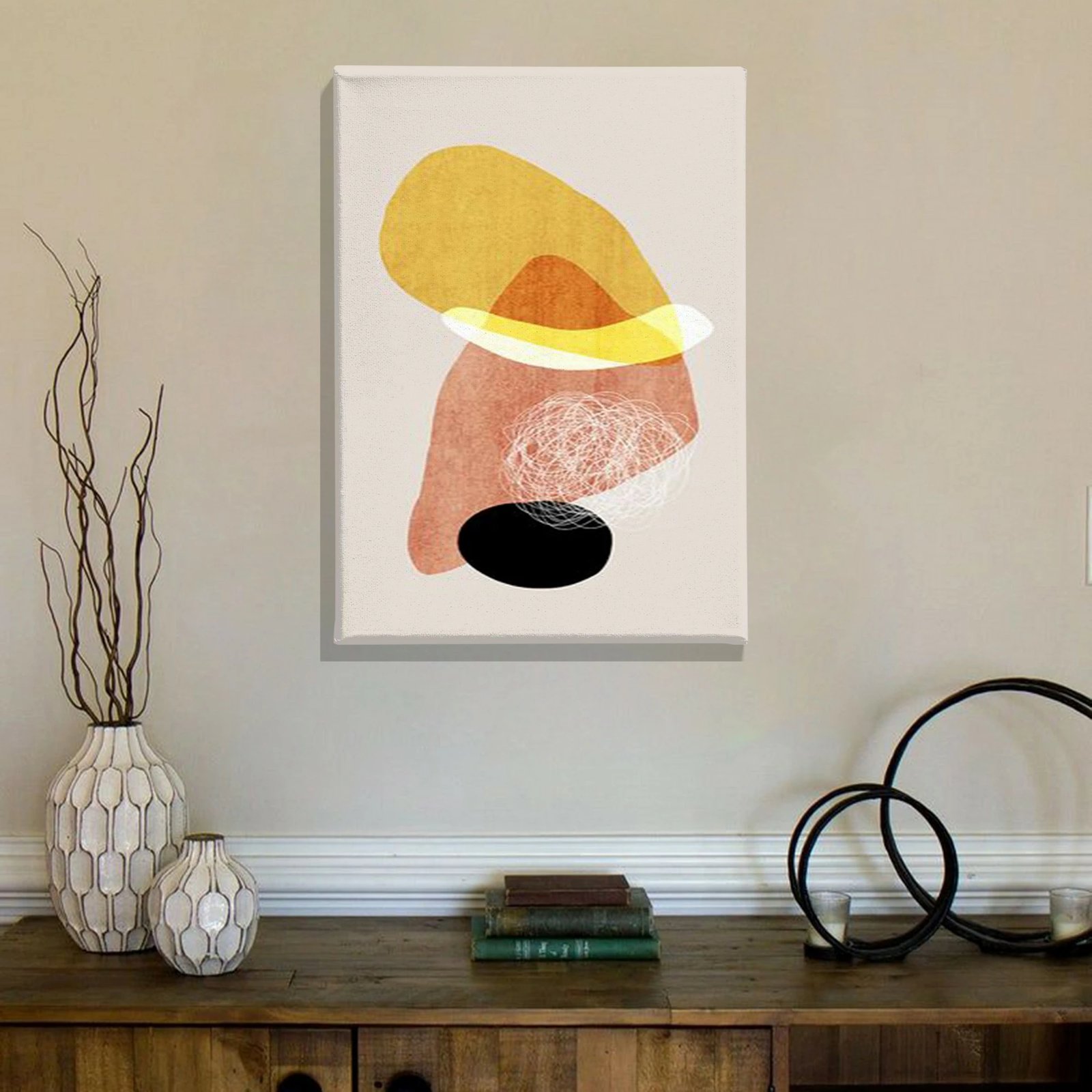 Pikturë dekorative në kanavacë, shumëngjyrëshe, Wallity ASR_CNV25-38, 70x100cm