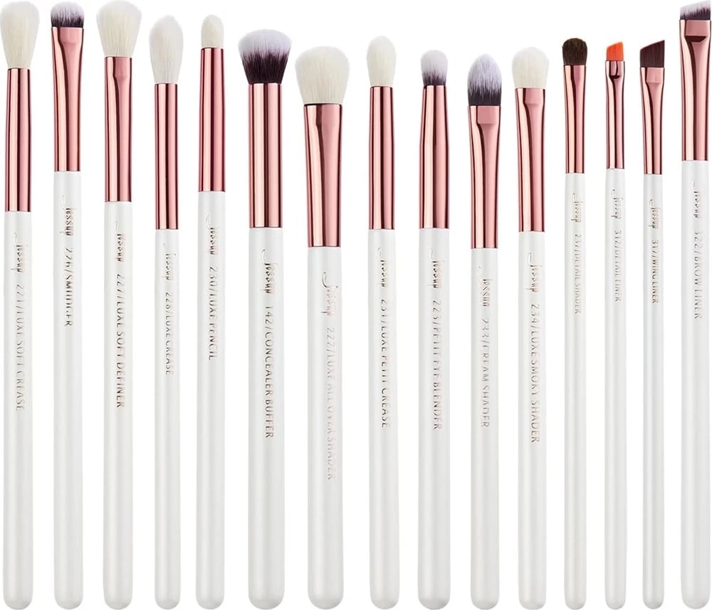 Set furçash për grim sysh JESSUP T217 për femra, 15 copë