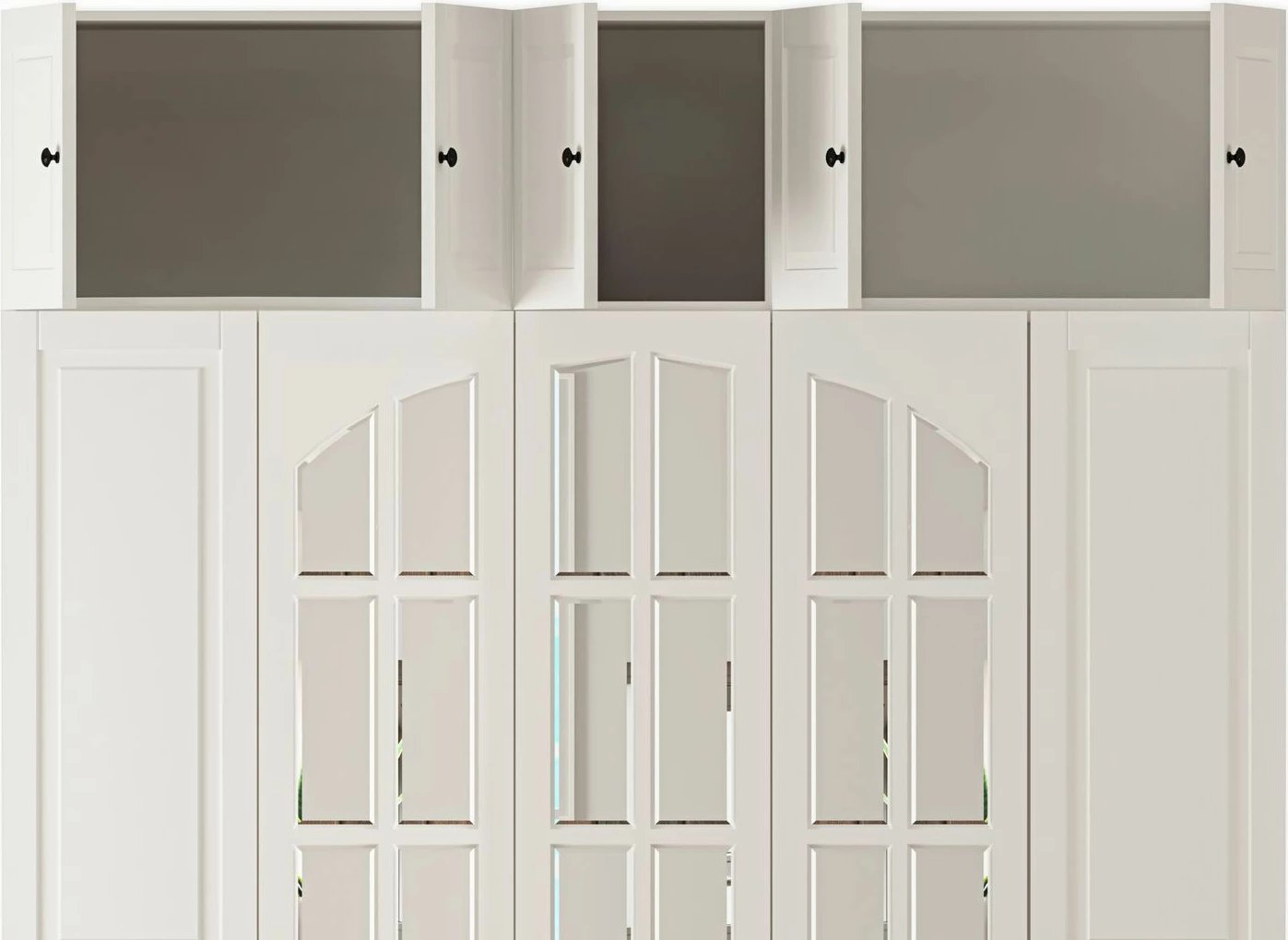 Dollap Skye Decor, ngjyrë e bardhë mat, RB-185-14