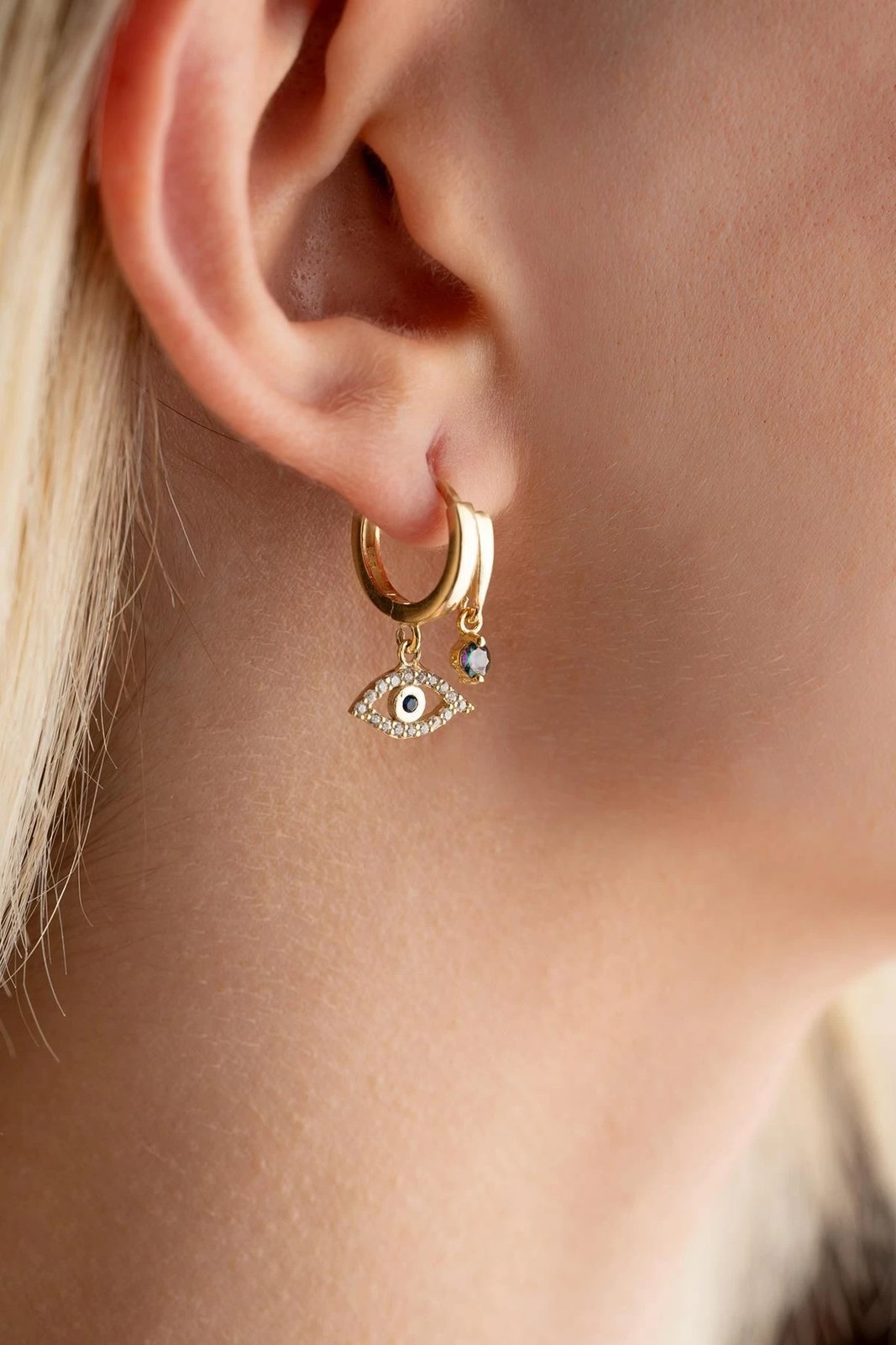 Vathë argjendi Jumeon, ngjyrë ari, kaltër dhe bardhë, NRZ999217