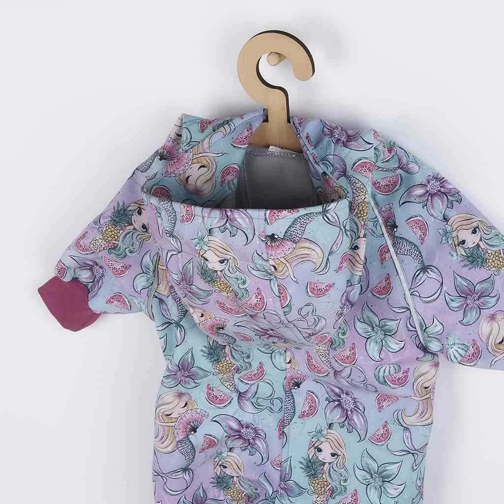 Kombinezon softshell për foshnje, NEW BABY, Mermaids, madhësia 74 (6-9m), rozë