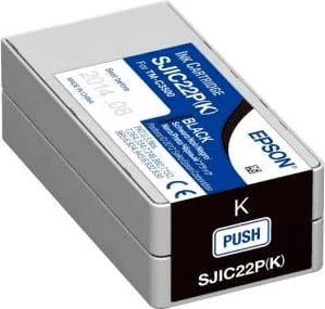 Kartutxh boje, Epson, SJIC22PK / C33S020601, 33 ml, e zezë