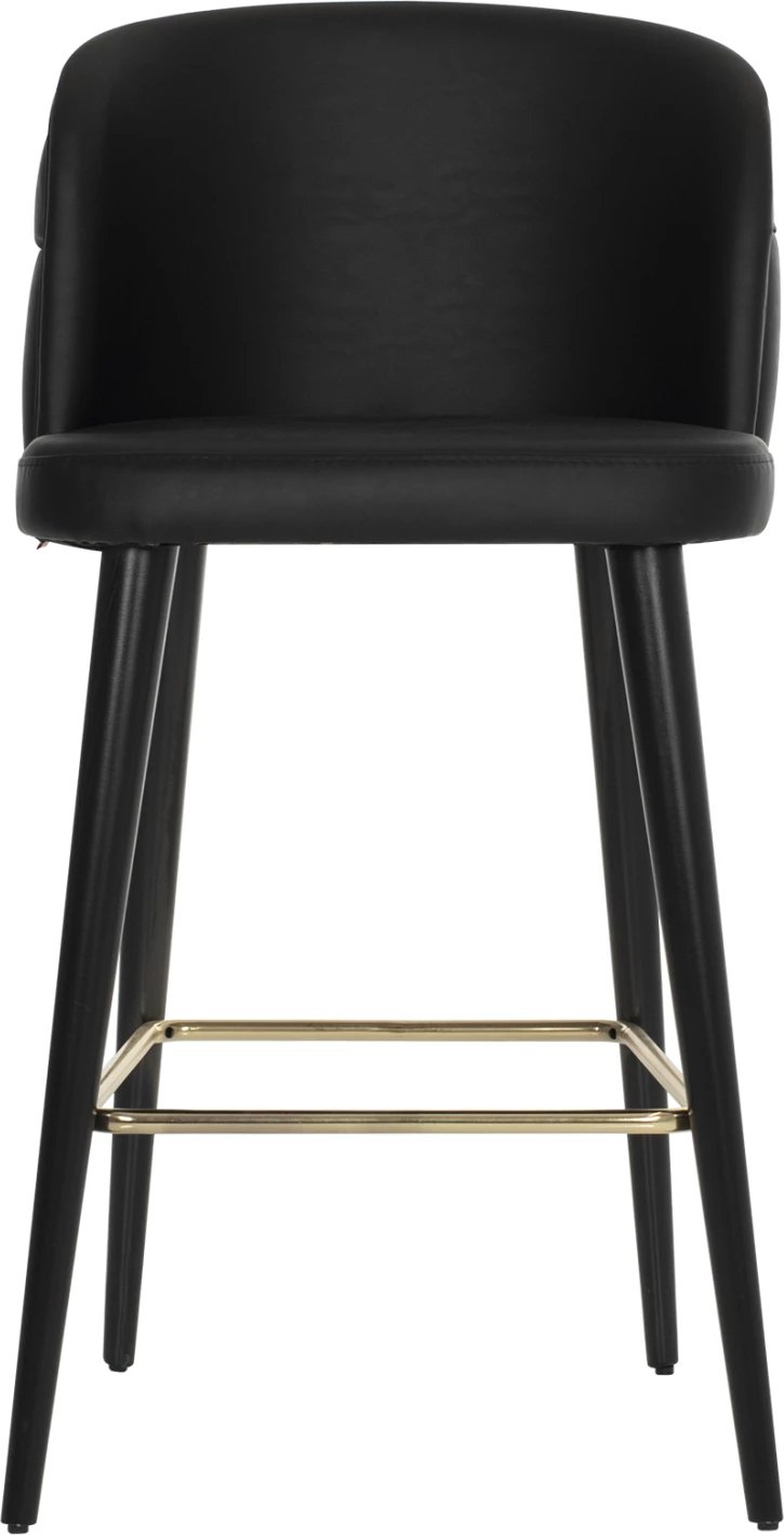 Karrige për bar profesionale MARCELLO FH9280.41 PU e zezë druri 50x58x100Hcm