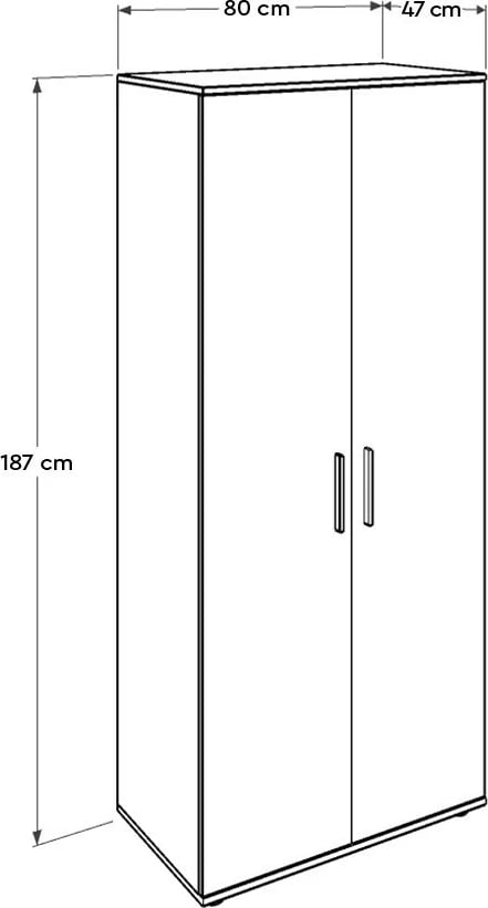 Dollap Hanah Home, GRD-320-BB-1, ngjyrë e bardhë