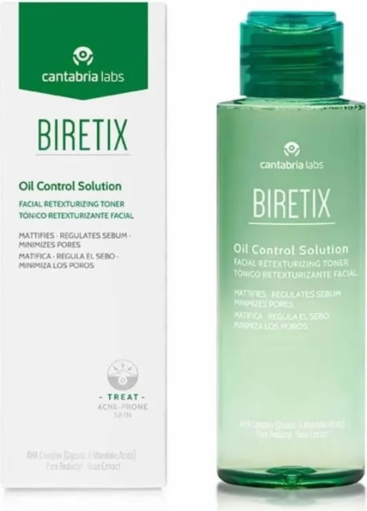 Solucion për kontroll të yndyrës Cantabria Labs Biretix unisex 100ml