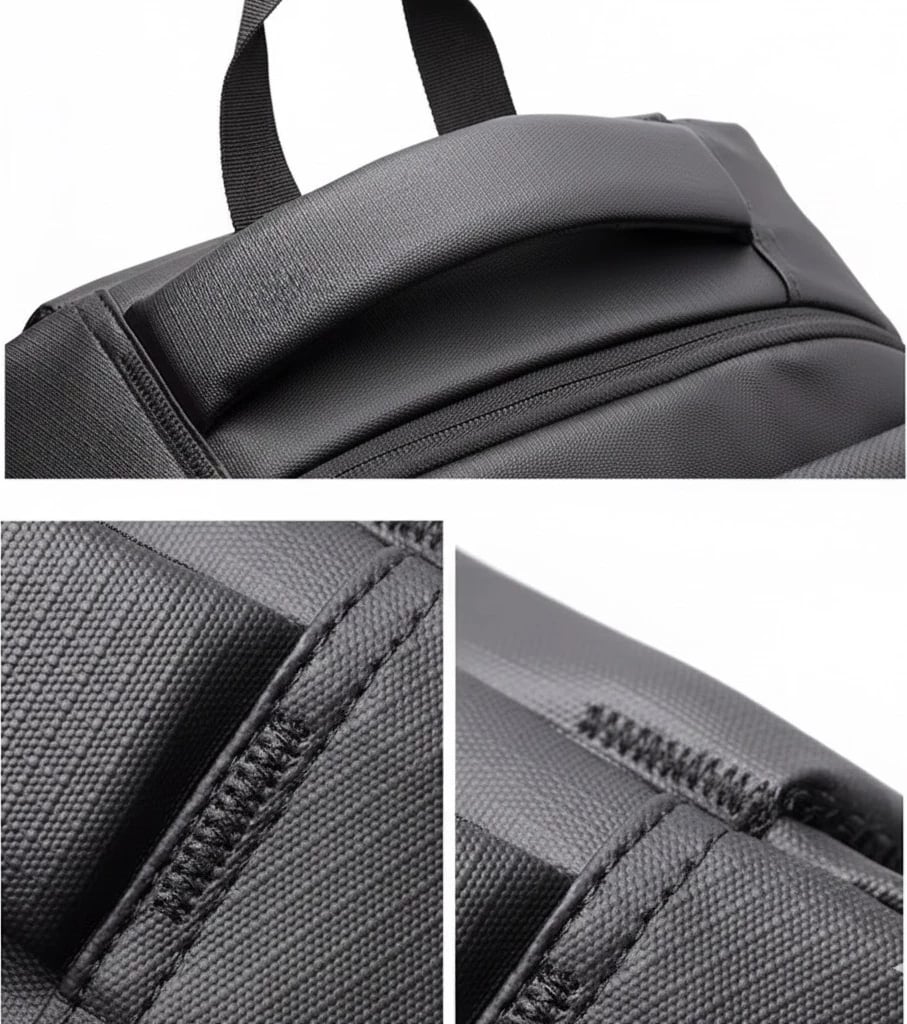 Çantë shpine, 48x30x16 cm, e zezë