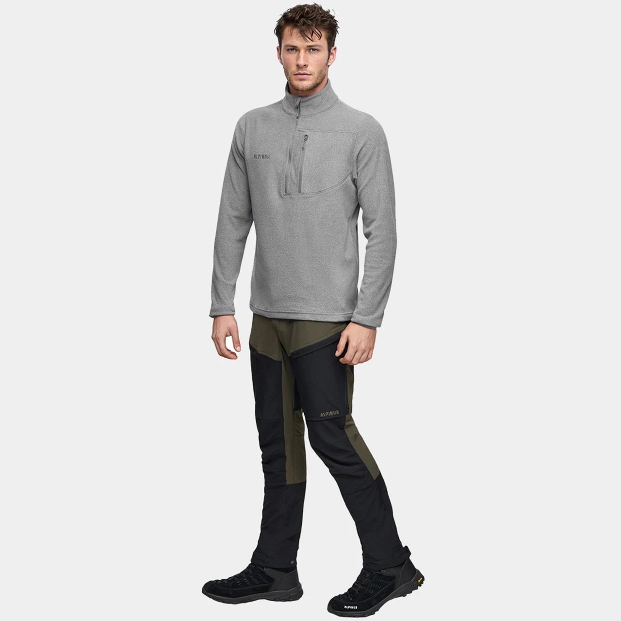 Duks fleece për meshkuj Alpinus, gri