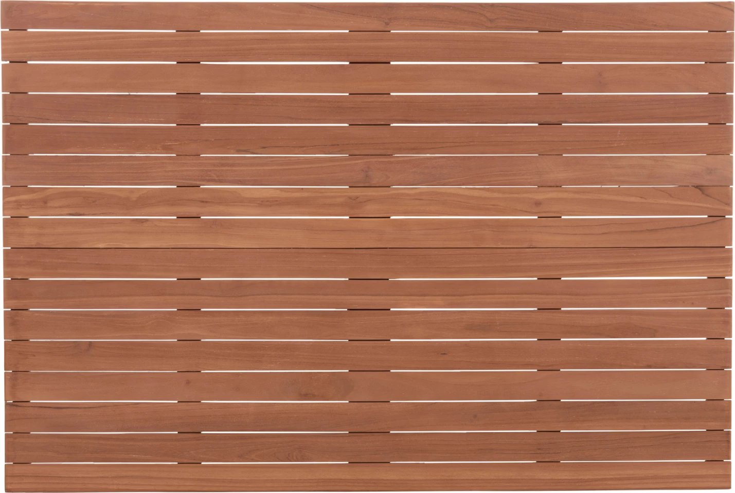 Sipërfaqe tavoline drejtkëndëshe, dru tik natyral, 120x80x4cm