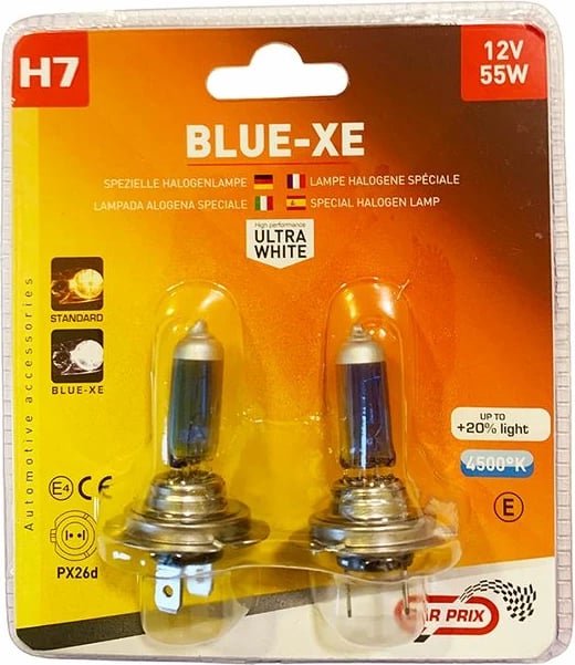 Lampa Gar H7 12v 55w 2/1 Superwhite 4500k Carprix