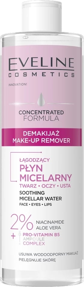 Ujë micelar për femra Eveline Cosmetics Concentrated Gentle Micellar Water, 400ml