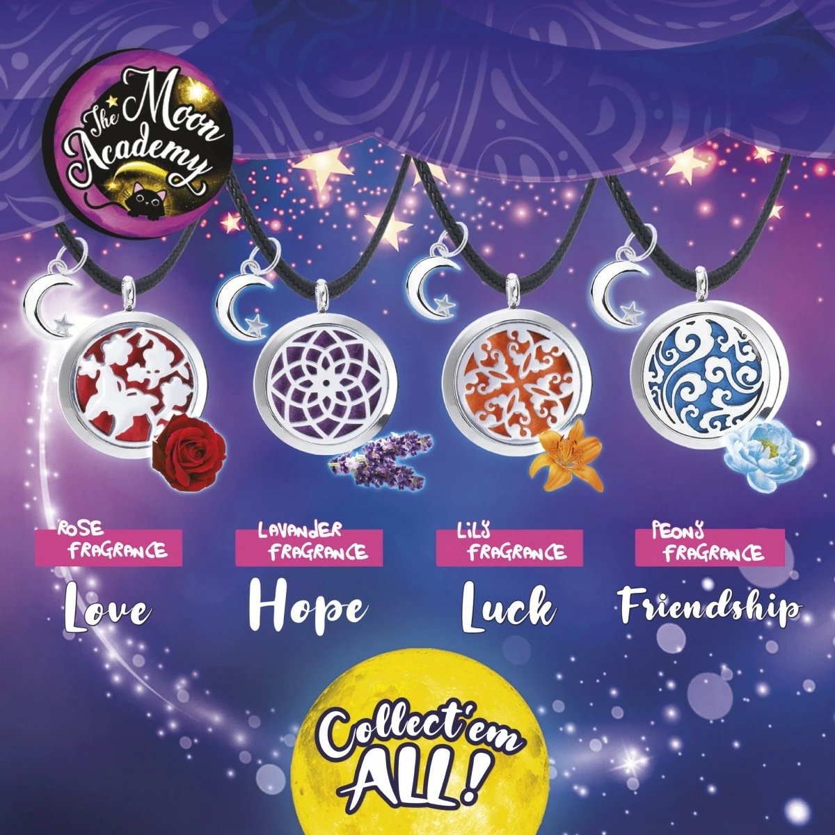 Set shkencor edukativ Lisciani Moon Academy Science Kit - Scented Elements, për vajza, pa bateri
