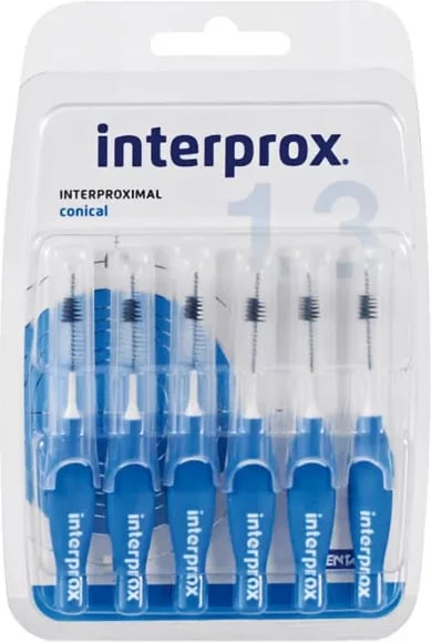 Furça interdentale INTERPROX 1.3 Conical 6 copë uniseks