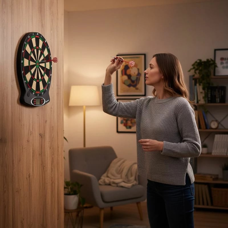 Tabelë elektronike dart Meteor, set me 6 shigjeta