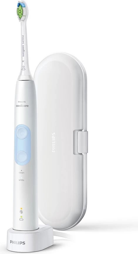 Furçë dhëmbësh elektrike Philips Sonicare ProtectiveClean 4500 HX6839/28 me etui, e bardhë