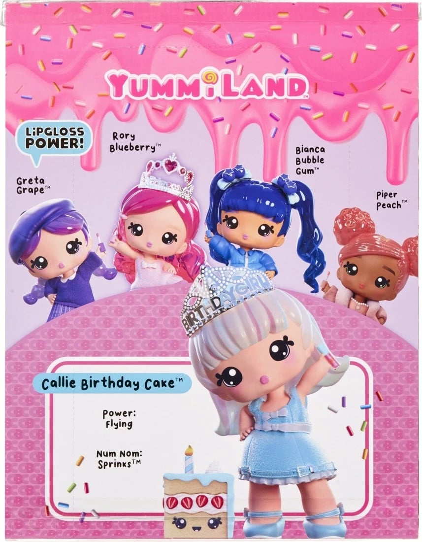 Set lodër kukull Yummiland Large me Lipgloss Pet, Callie Birthday Cake