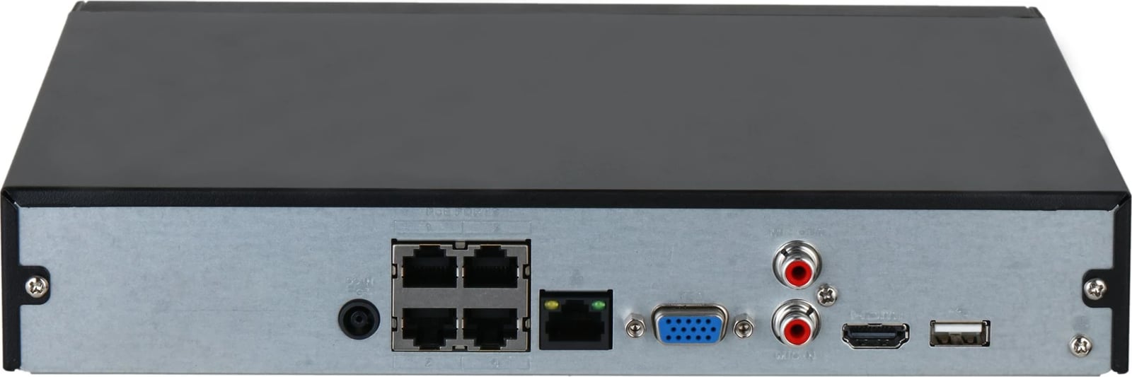 Regjistrues IP Dahua NVR2104HS-P-4KS3, 4 kanale, 20TB, i zi