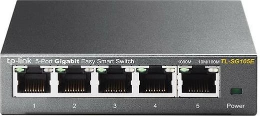Switch TP-Link 5-Port Gigabit Easy Smart, Managed, L2, Gigabit Ethernet (10/100/1000)