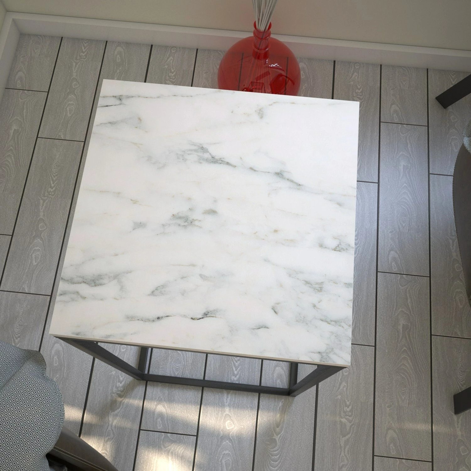 Tavolinë anësore Hanah Home, Pure - Marmo