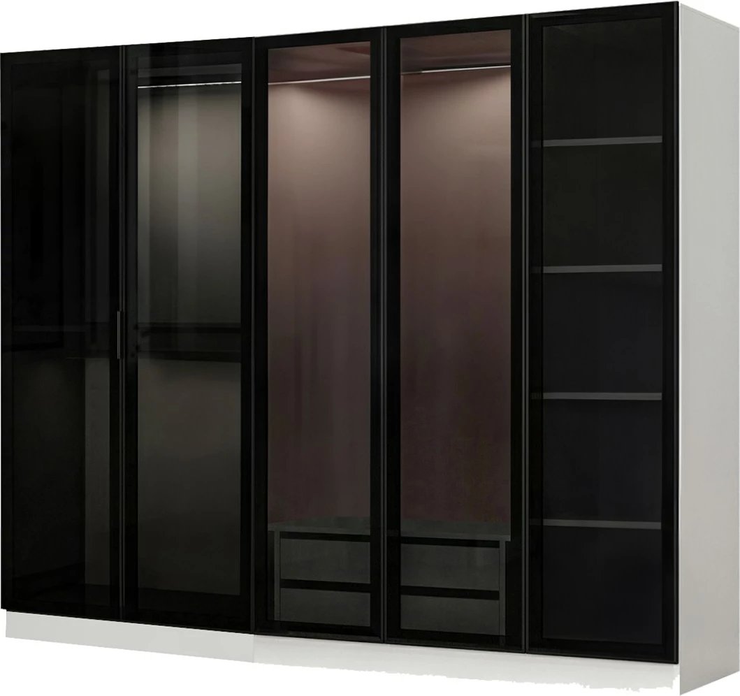 Dollap Skye Decor, i bardhë e i zi, 6662